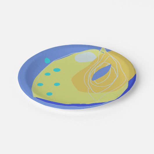 Bord voor expressieve cirkelvormig papier (Gekanteld)