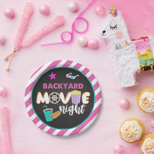 Bord voor filmnacht in achtertuin - Girl (Feest)