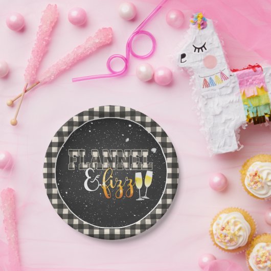 Bord voor flatel- en Fizz-papier - wit - sneeuw (Feest)