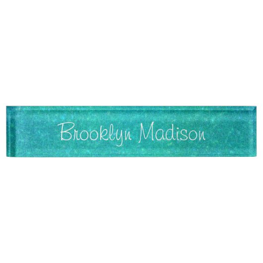 Bord voor gekraakte glasdesk naambordje (Voorkant)