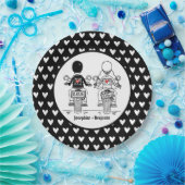 Bord voor gepersonaliseerd biker Wedding Party-voe (Feest)