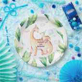 Bord voor gepersonaliseerd dinosauruspapier (Feest)