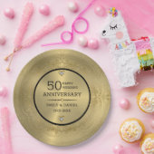 Bord voor goudhondenfeest ter gelegenheid van de 5 (Feest)