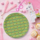 Bord voor groen- en roze sterpapier (Feest)