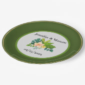 Bord voor groen en wit aangepast bruiloft (Gekanteld)