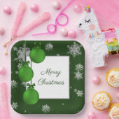 Bord voor groen kerstversieringspapier (Feest)