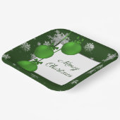 Bord voor groen kerstversieringspapier (Gebogen)