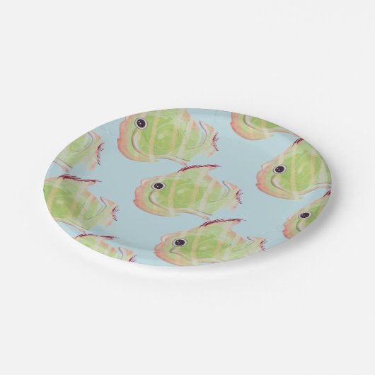 Bord voor groen vispapier (Gekanteld)
