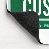 Bord voor groene licenties voor de bergen muismat (Hoek)