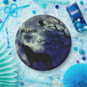 Bord voor Halloween Night Fullmoon 2-papier (Feest)
