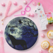 Bord voor Halloween Night Fullmoon 2-papier (Feest)