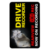 Bord voor het waarschuwen van het bestuurdersregis magneet (Verticaal)