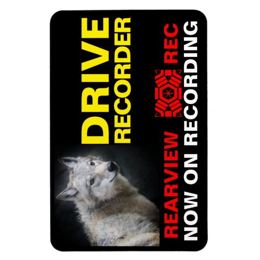 Bord voor het waarschuwen van het bestuurdersregis magneet (Verticaal)