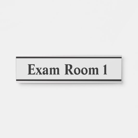 Bord voor het wijzigen van de naam van de deur deurbordje (Voorkant)