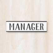 Bord voor het wijzigen van de naam van het deurtek deurbordje (Voorkant)