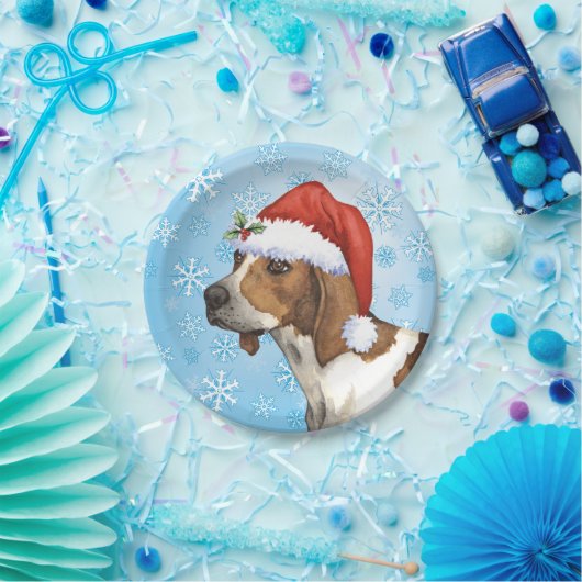 Bord voor kerstcadeaupapier met Walker Coonhound P (Feest)