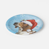 Bord voor kerstcadeaupapier met Walker Coonhound P (Gekanteld)