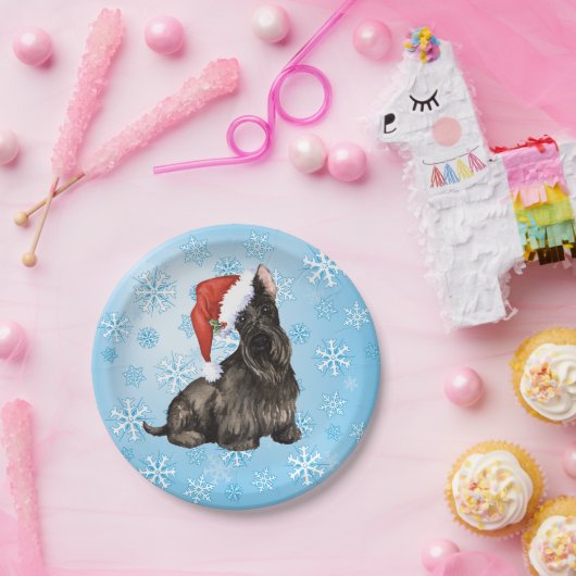 Bord voor kerstcadeaupapier voor Schotse terrier (Feest)