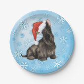 Bord voor kerstcadeaupapier voor Schotse terrier (Voorkant)