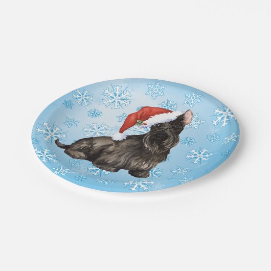 Bord voor kerstcadeaupapier voor Schotse terrier (Gekanteld)