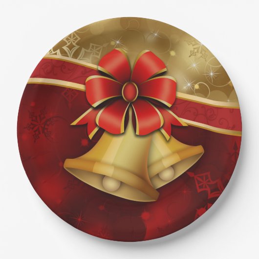 Bord voor kerstgoudbladerpapier (Voorkant)