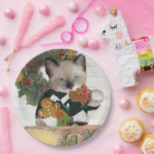 Bord voor kerstkoekjes Kitten Paper (Feest)