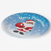 Bord voor kerstpapier met zwarte kerstcadeaus (Gekanteld)