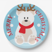 Bord voor kerstrendierpapier (Voorkant)