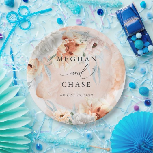 Bord voor koraalpapierpasta's van de partij (Feest)