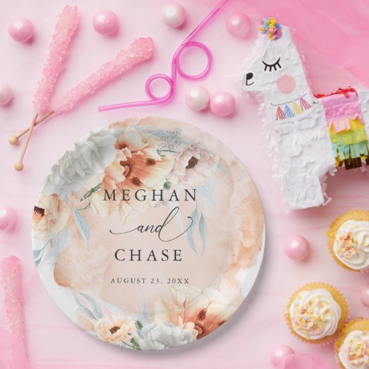 Bord voor koraalpapierpasta's van de partij (Feest)