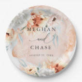 Bord voor koraalpapierpasta's van de partij (Voorkant)