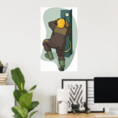 Bord voor lasmetaal voor industrieel gebruik poster (Thuiskantoor)