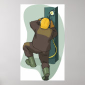 Bord voor lasmetaal voor industrieel gebruik poster (Voorkant)