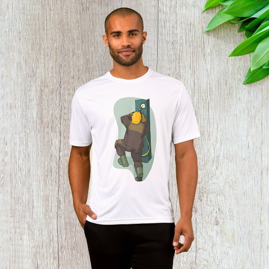 Bord voor lasmetaal voor industrieel gebruik t-shirt