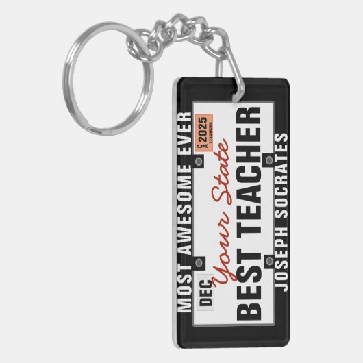 Bord voor leerlingvergunning Funny Sleutelhanger (Voorkant Links)