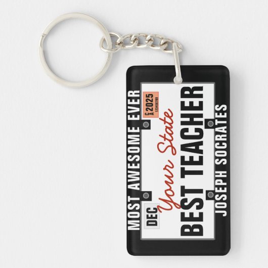 Bord voor leerlingvergunning Funny Sleutelhanger (Voorkant)