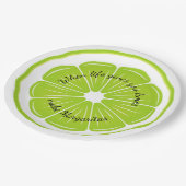 Bord voor limoen-ontwerppapier (Gekanteld)