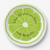 Bord voor limoen-ontwerppapier (Voorkant)