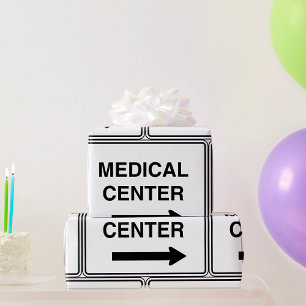 Bord voor medisch centrum cadeaupapier