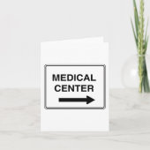 Bord voor medisch centrum kaart (Voorkant)