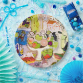 Bord voor mediterraan stille bioscoop 9 inch (Feest)