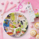 Bord voor mediterraan stille bioscoop 9 inch (Feest)