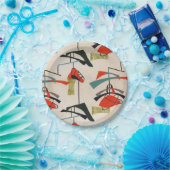 Bord voor middeleeuwse moderne atoomstof (Feest)