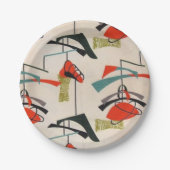 Bord voor middeleeuwse moderne atoomstof (Voorkant)