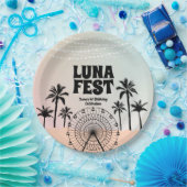 Bord voor muziekfestival van pasta (Feest)