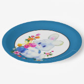 Bord voor paasbunny Holiday party (Gekanteld)