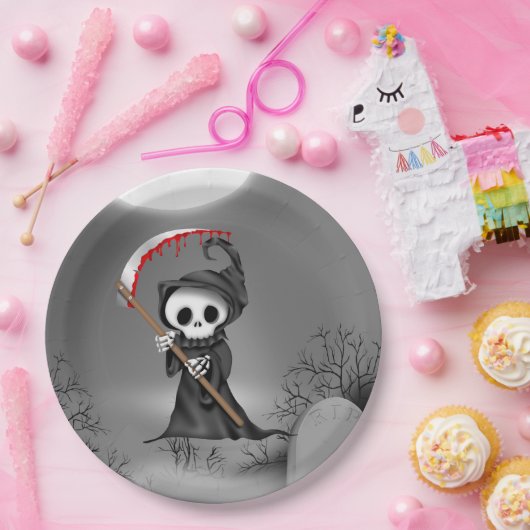 Bord voor papier van het feestje Halloween Grim (Feest)