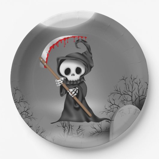 Bord voor papier van het feestje Halloween Grim (Voorkant)