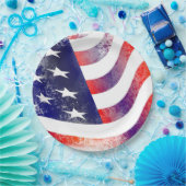 Bord voor patriottisch Amerikaans vlaggenpapier (Feest)