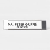 Bord voor persoonlijke naam bureau naambordje (Voorkant)